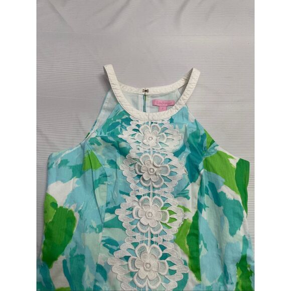 Lilly Pulitzer First Impression Pearl Shift Poolside Dress Size 2 - Picture 2 of 6